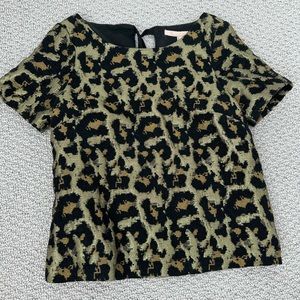 Anthropologie Jacquard Top